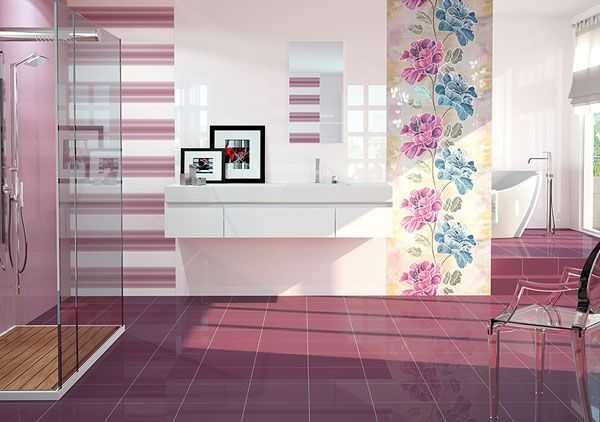 Плитка в маленькую ванную комнату: дизайн, отделка кафелем, красивые проекты
 - 40 фото