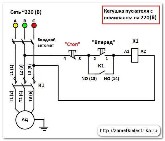 Магнитный пускатель 380в схема подключения - tokzamer.ru