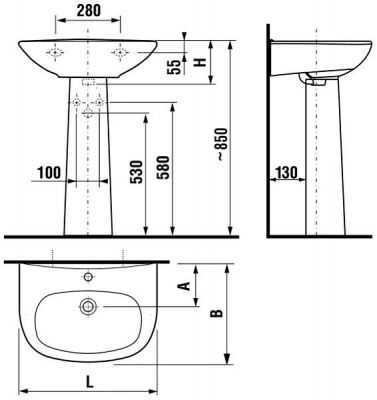 Высота раковины (умывальника) в ванной от пола: какая должна быть?