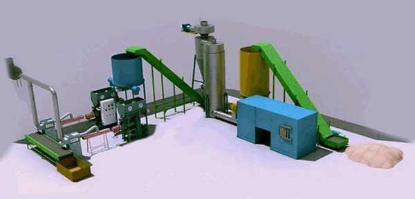 Оборудование для производства топливных брикетов из опилок