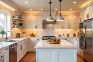 Как освещение меняет восприятие небольшой кухни: секреты визуального расширения пространства