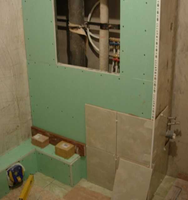 Короб в ванной для труб, дизайн популярных конструкций, обзор типовых решений и материалов, особенности монтажа - 15 фото
