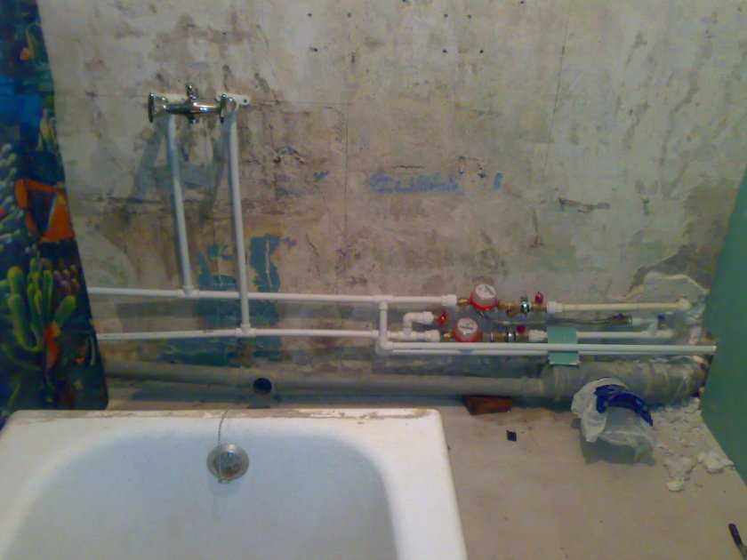 Монтаж смесителя в ванной на полипропиленовые трубы: выбор и сборка, демонтаж старого, установка нового
