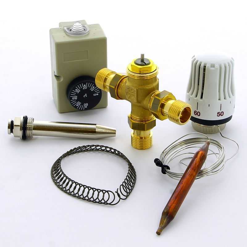 Трехходовой клапан для отопления с терморегулятором: схема, разновидности, необходимость применения