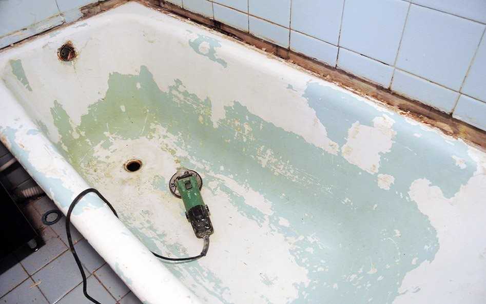 Как самостоятельно осуществить ремонт ванны акрилом?