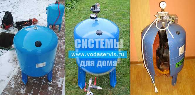 Гидроаккумуляторы для водоснабжения, гидроаккумулятор для воды