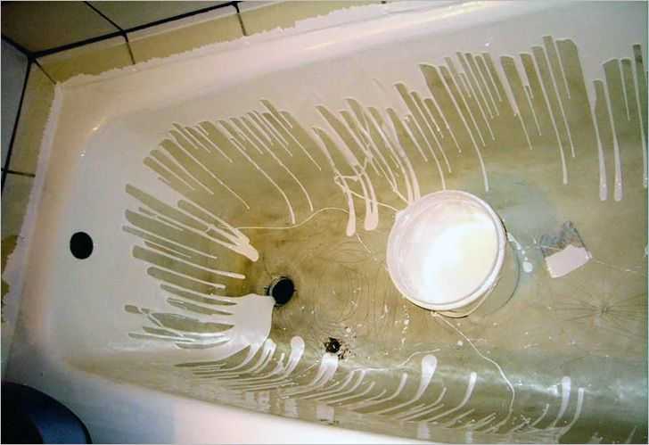 Как покрасить ванну своими руками - акриловая краска для ванн