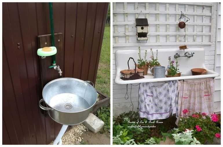 Умывальник для дачи и сада: какой выбрать