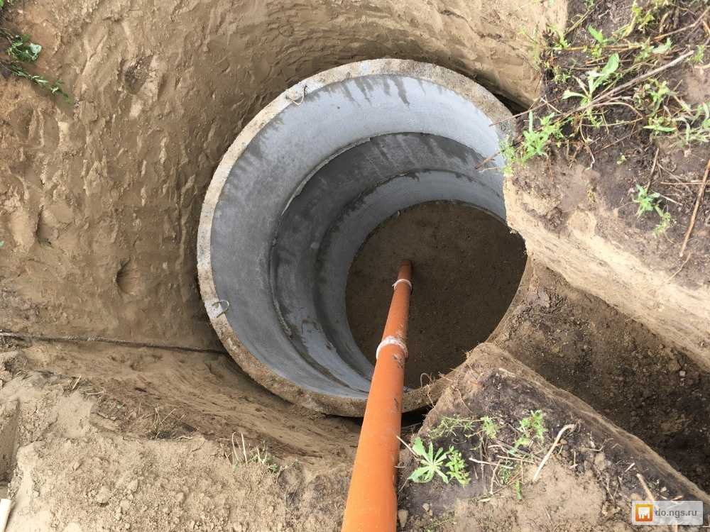 Выгребная яма из бетонных колец — как соорудить двухкамерный отстойник