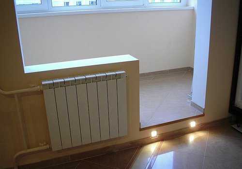 Утепление лоджии/балкона в доме с индивидуальным отоплением