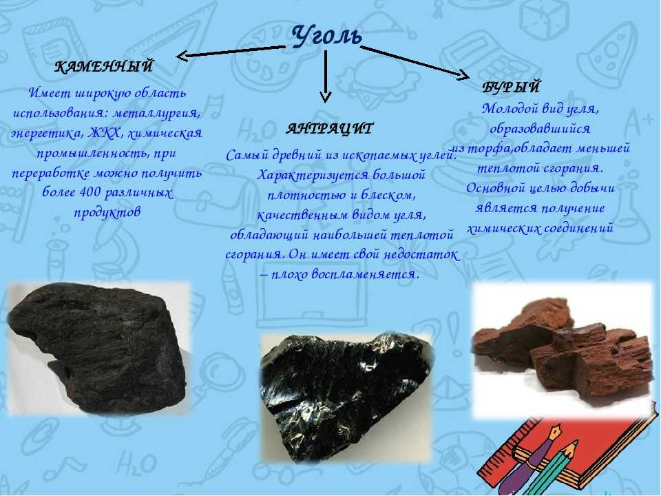 Каменный уголь ️ состав, химические и физические свойства, виды и классификация, способы образования и применения, основные каменноугольные месторождения и запасы