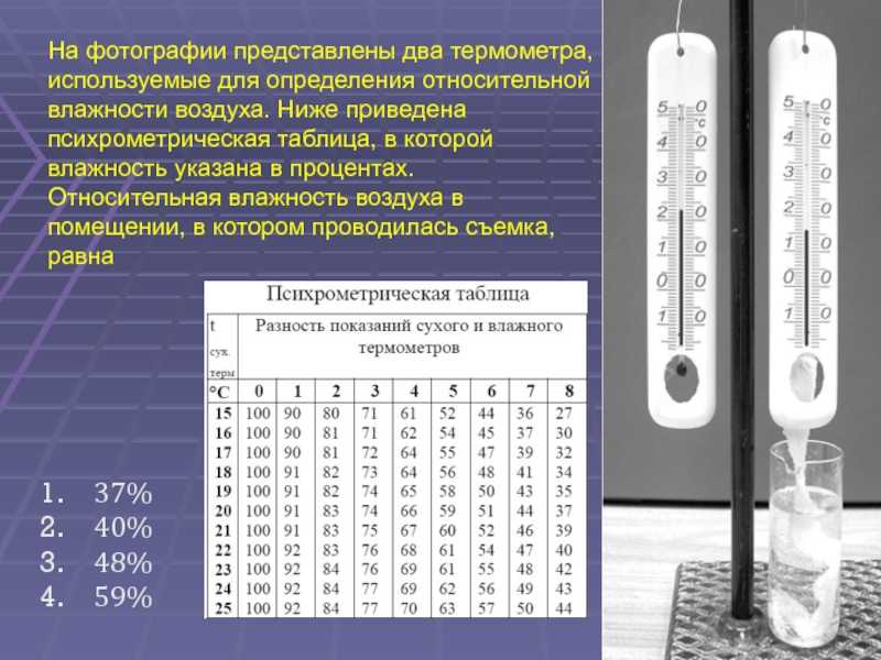 Какой прибор показывает влажность воздуха. Измерение относительной влажности с помощью психрометра таблица. Таблица измерения температуры и влажности воздуха в помещении. Влажность воздуха физика психрометр. Влажность измеряют гигрометром психрометром.