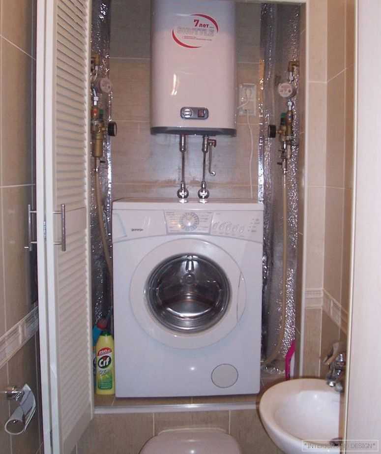 Куда поставить стиральную машину в маленькой ванной
