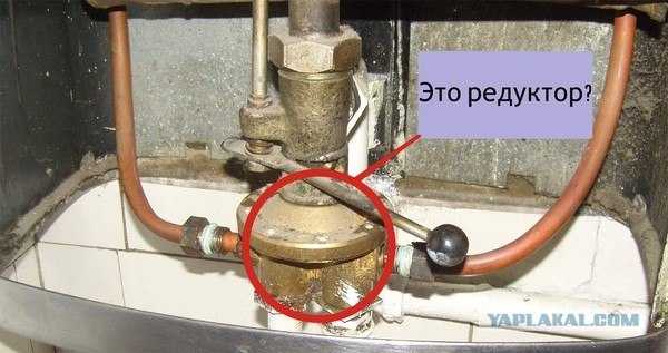 Слабый напор горячей воды из газовой колонки
