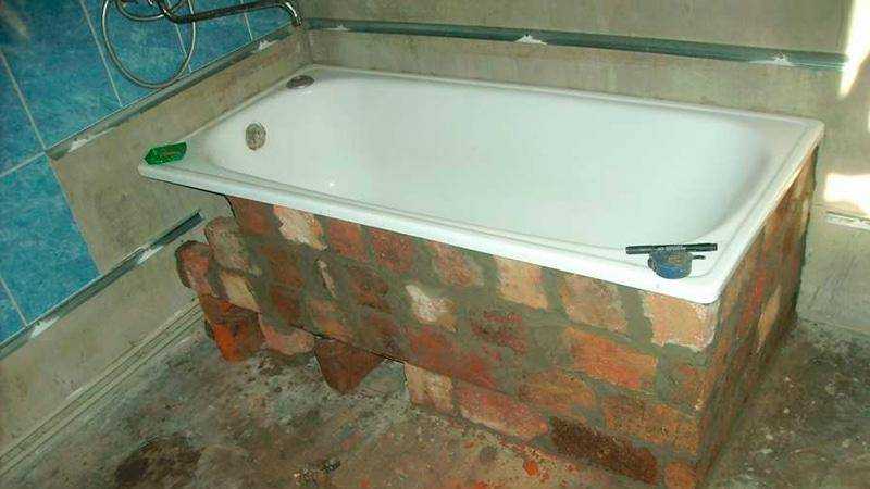 Как производится установка стальной ванны своими руками: пошаговая инструкция