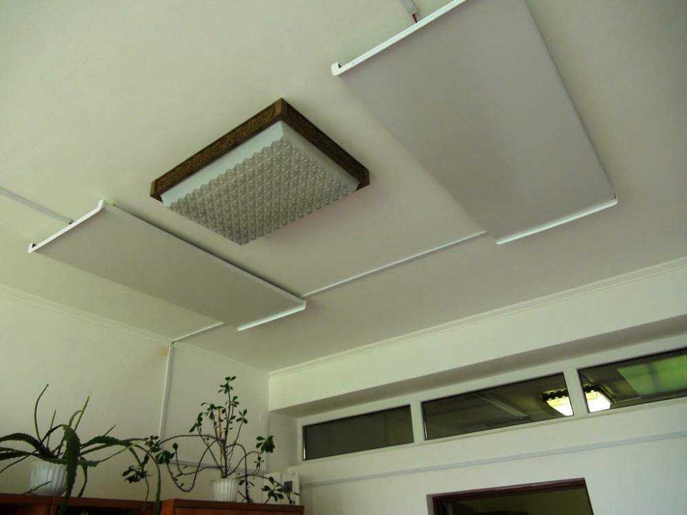 Система водяного лучистого отопления теплопанель - принцип действия лучистых панелей, водяные инфракрасные потолочные панели отопления