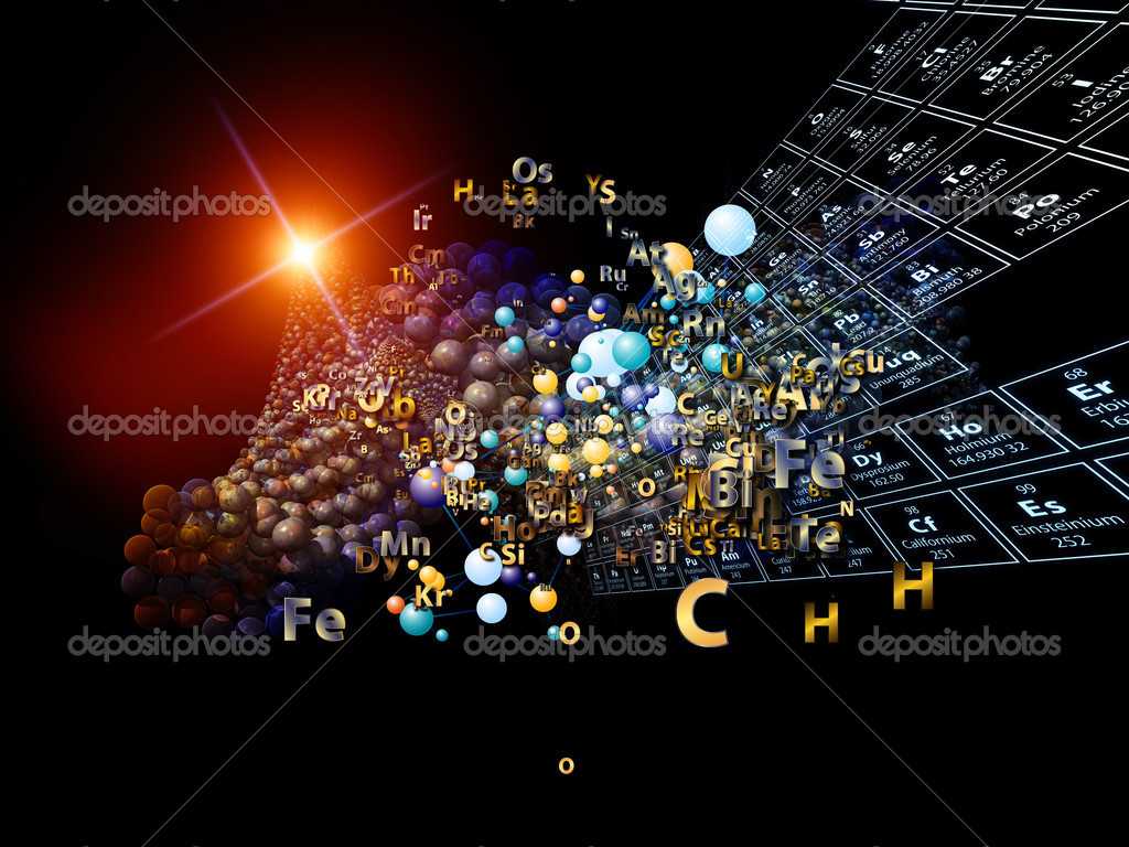 Распространенные химические элементы во вселенной