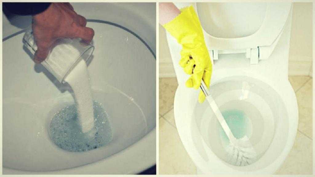 Как очистить унитаз от известкового налета в домашних условиях различными методами