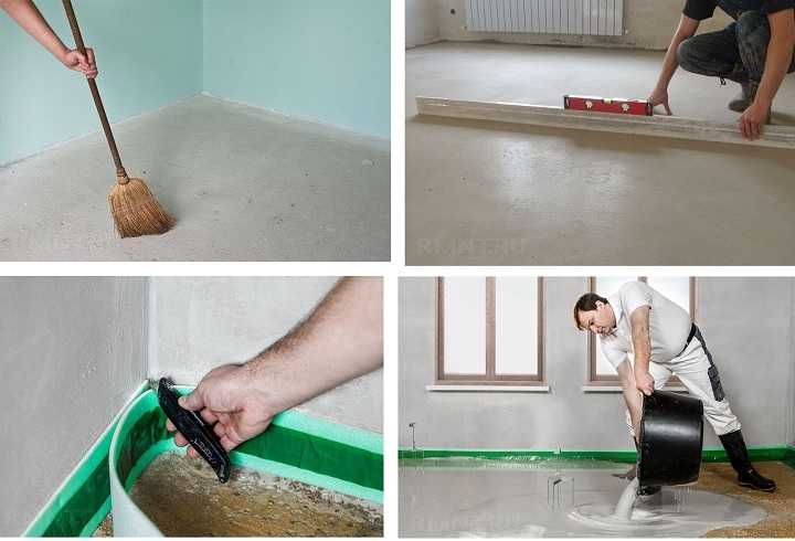 Выравнивание пола под линолеум: чем выровнять бетонный и деревянный пол. как можно выровнять пол в квартире своими руками, чем лучше, фото и видео