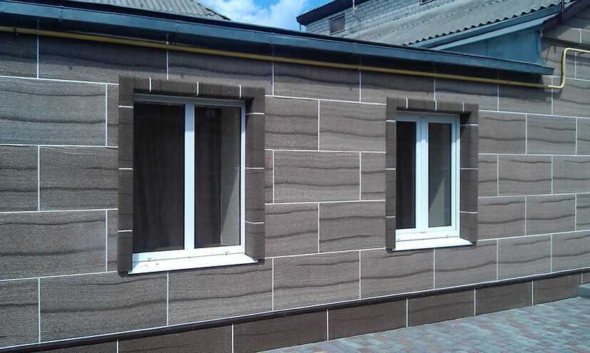 Фасадные утепленные панели для наружной отделки дома.