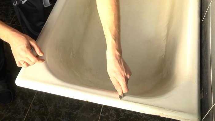 Как восстановить акриловую ванну от царапин